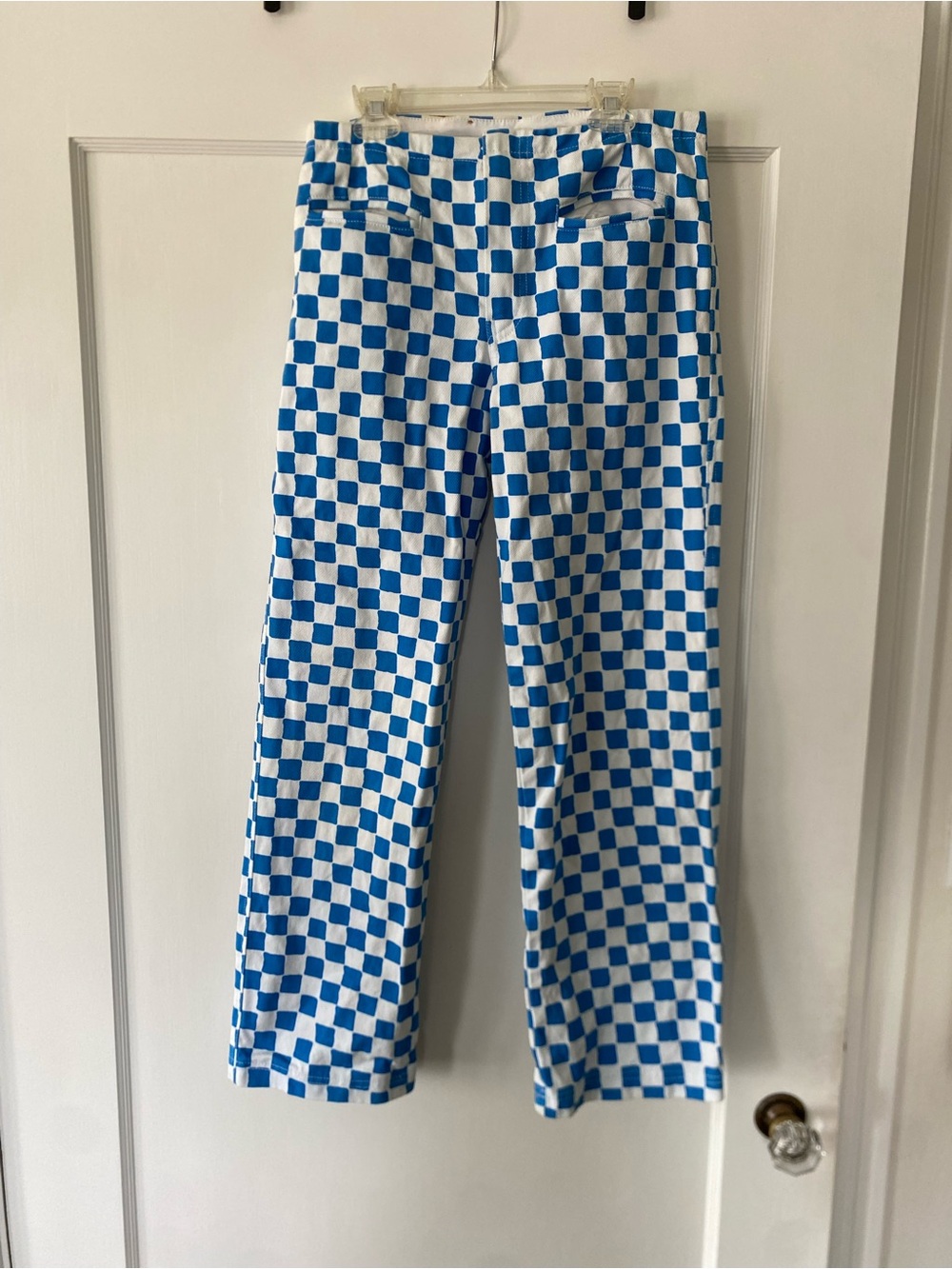 Holiday gingham pants